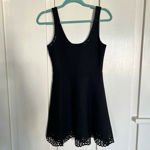 Elizabeth and James Scoop Neck Mini Dress